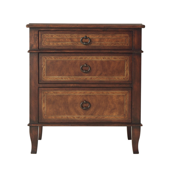 Theodore Alexander Brooksby 3 Drawer Nightstand Perigold